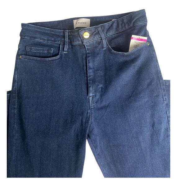 FRAME Le One High-Rise Flare Jeans | Sz 2 = 29-34 NWT - Picture 3 of 6